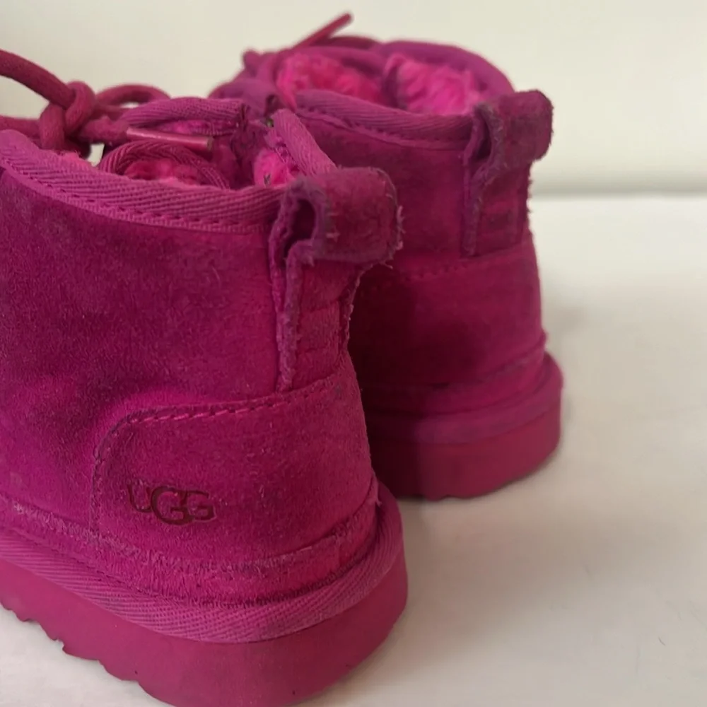 UGG Kids Fuchsia Boots sz 9